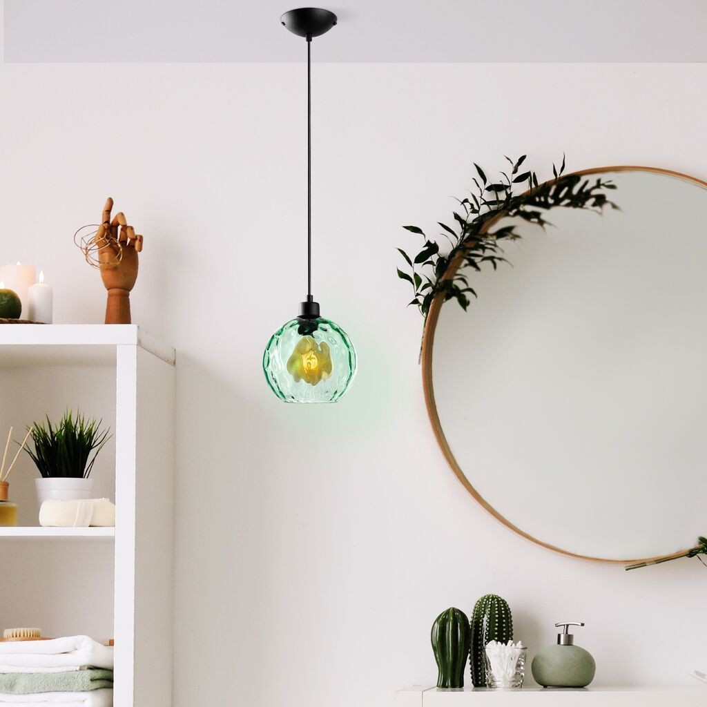 Opviq Luster Benek-20-14305, 20x20x120, IP20, црно-зелена