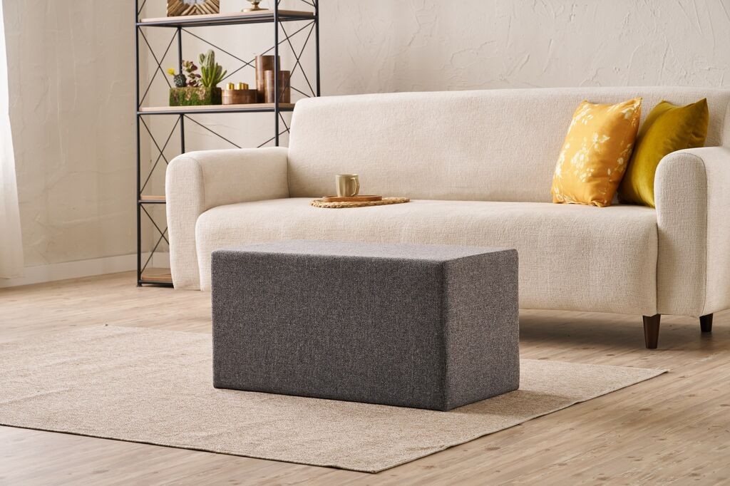 Столче Atelier del Sofa Demre, 80x40x40cm, сиво