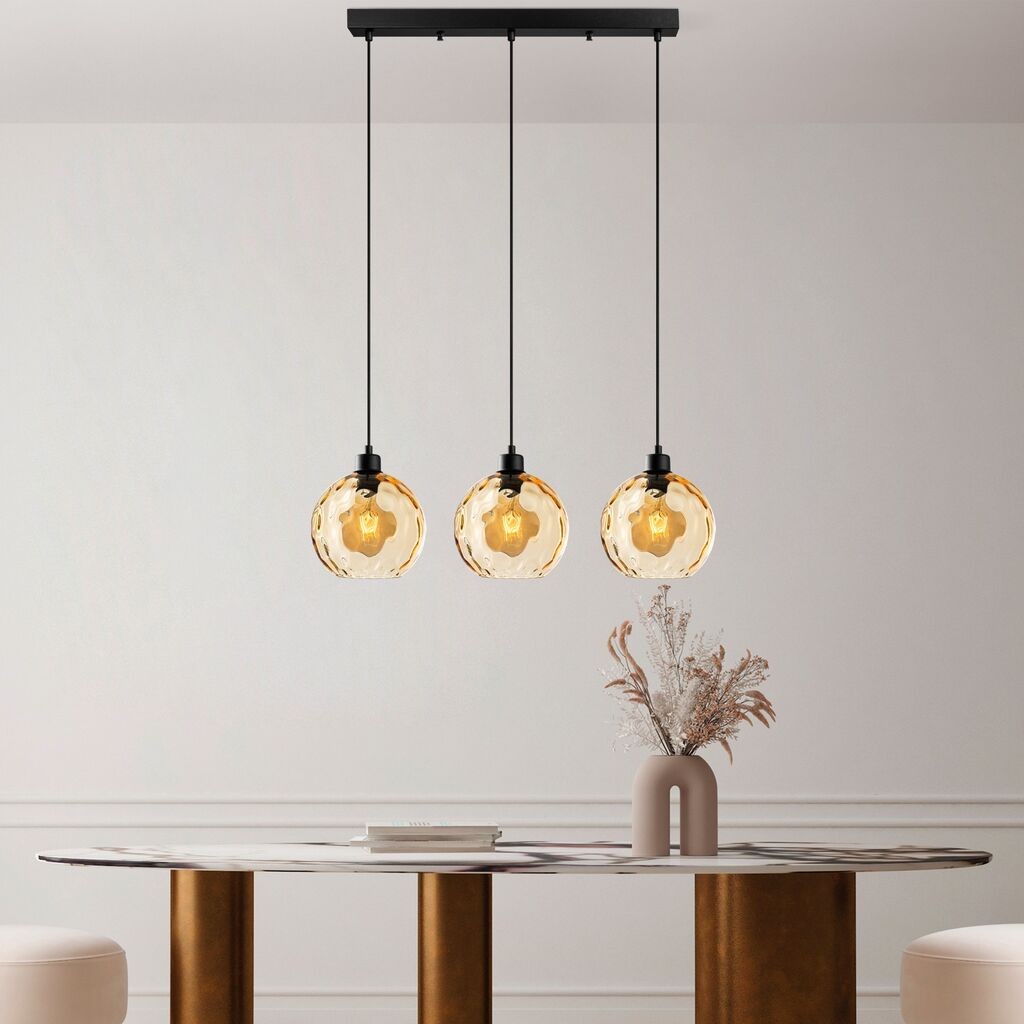 Opviq Luster Benek-20-14344, 70x20x120, IP20, црно-жолта