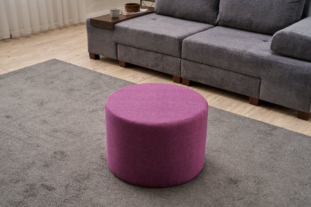 Atelier del Sofa Stool Likya, 58x42x58cm, Антрацит