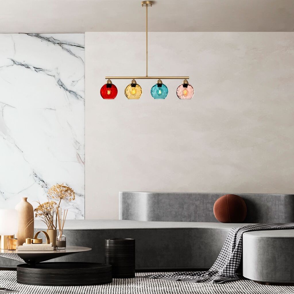 Opviq Luster Benek-15-14446, 80x15x80cm, IP20, Шарена