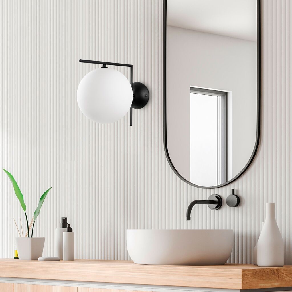 Opviq dzидна светилка Luminar-14155, 25x43x30cm, IP20, црна