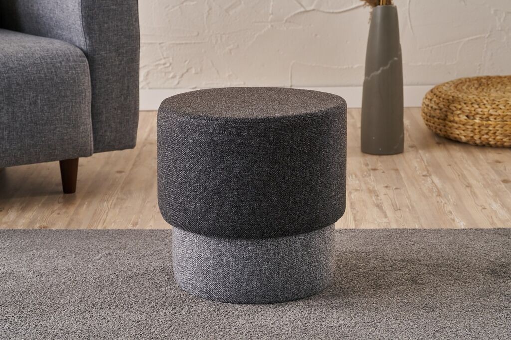 Столче „Ателје дел Софа" Патара, O40x40 см, Антрацит