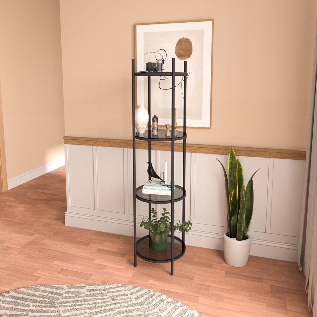 Полица за книги Hanah Home Vogue, 150x42 см, црвена