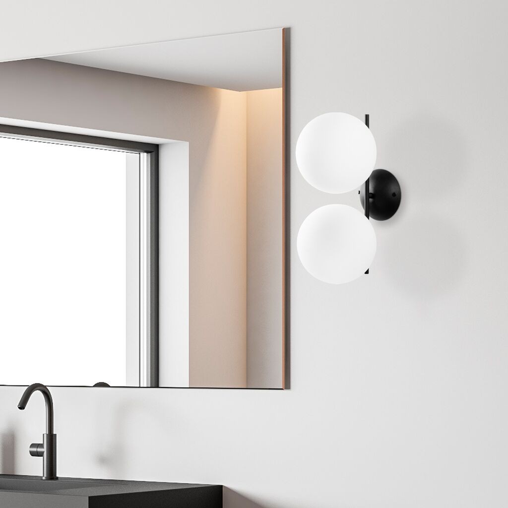 Opviq dzидна светилка Luminar-14150, 20x27x42cm, IP20, црна