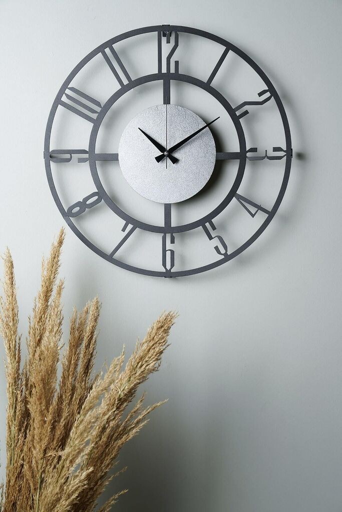 Wallity dzиден часовник Myk9912, 50x50 см, црн