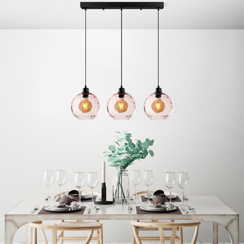 Opviq Luster Benek-20-14343, 70x20x120, IP20, црно-розова