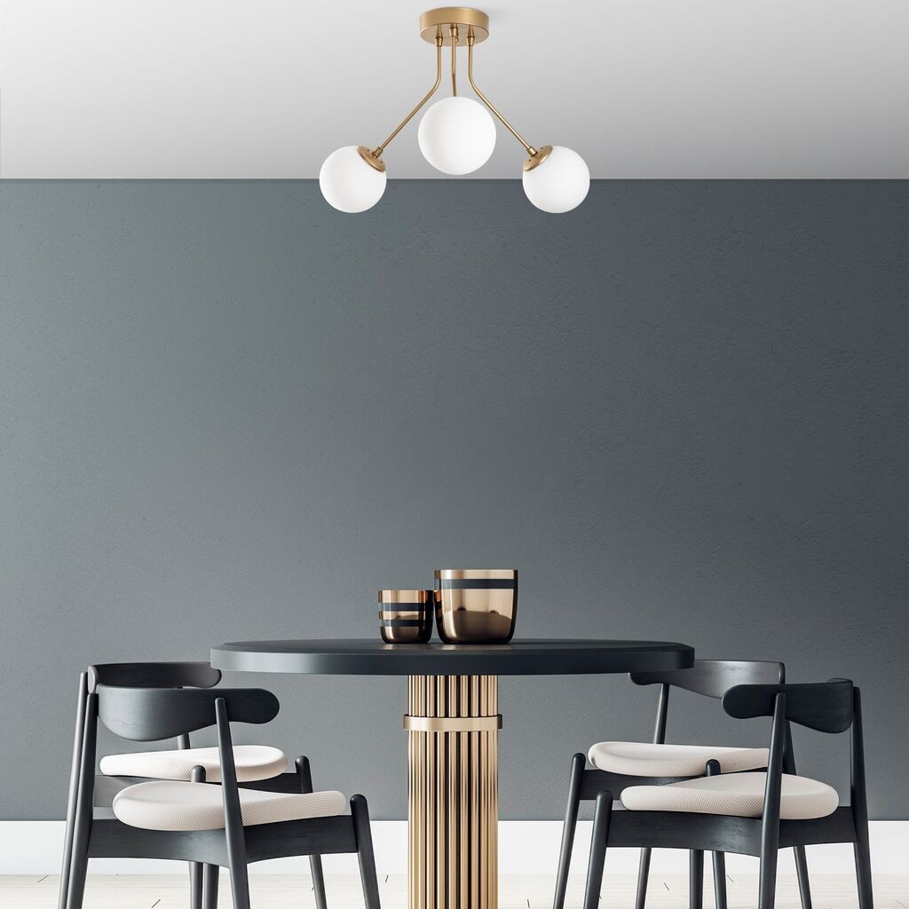 Opviq Luster Orion-13956, 56 см, IP20, бело-златна боја