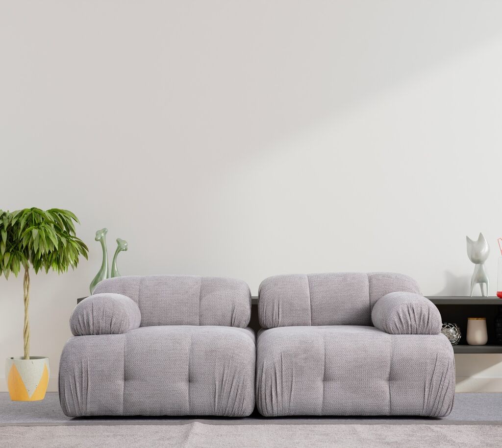 Atelier del Sofa Двосед Petite 2, 190 x 95 x 75 см, Крем боја