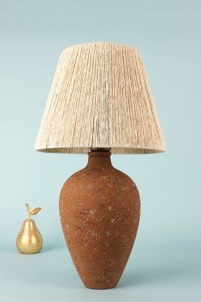 Столна ламба Opviq BK018, O25,20 см, IP20, кремасто-кафеава