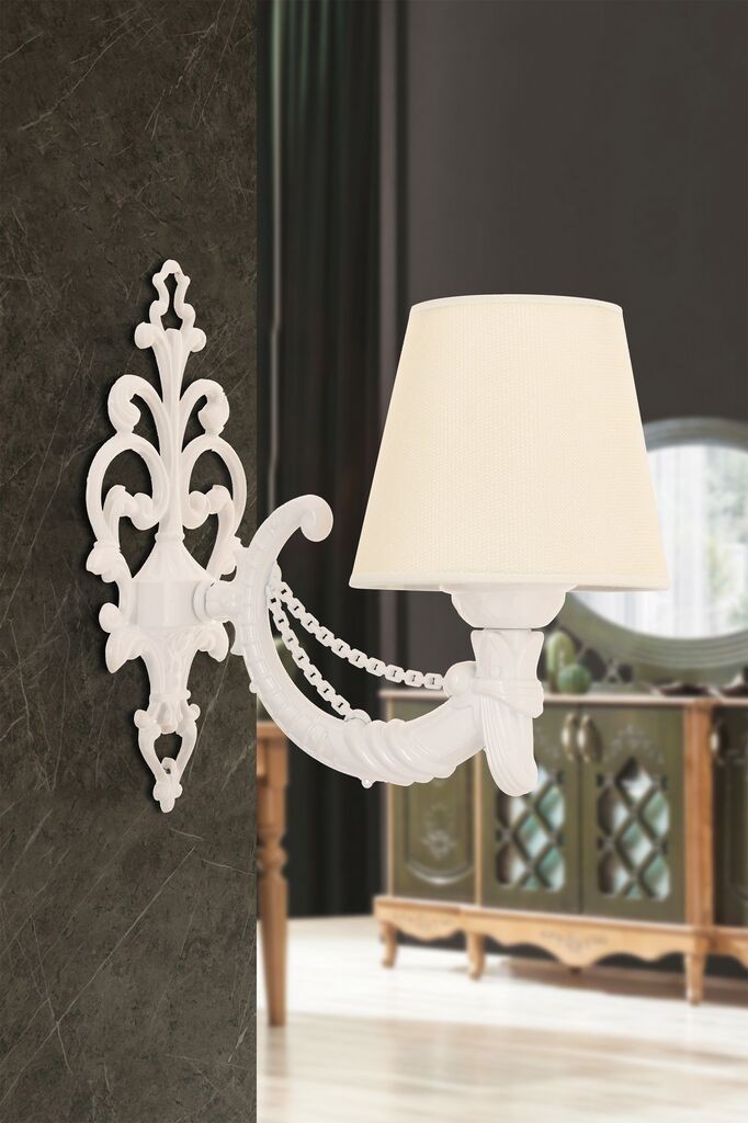 Opviq dzидна светилка Gloria, 15x10x13cm, IP20, крем-бела