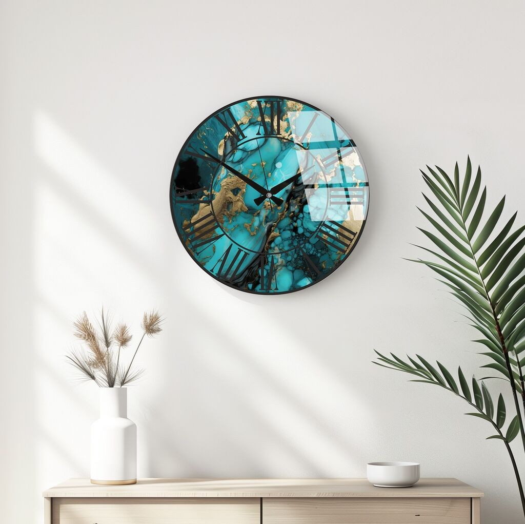 Wallity dzиден часовник Huhu333, 40 см, син