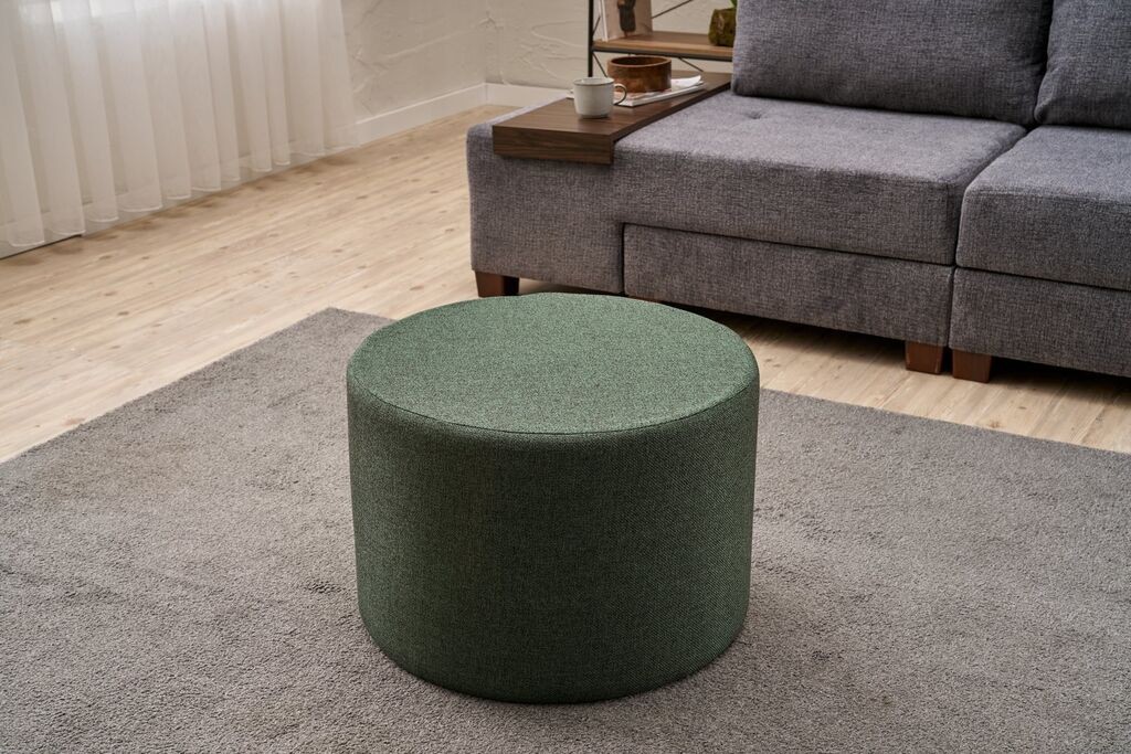 Atelier del Sofa Stool Likya, 58x42x58cm, зелена
