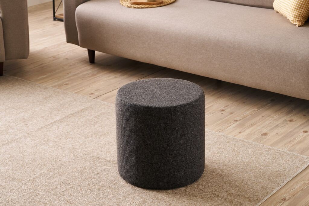 Atelier del Sofa Stool Bitez, O40x40cm, Антрацит