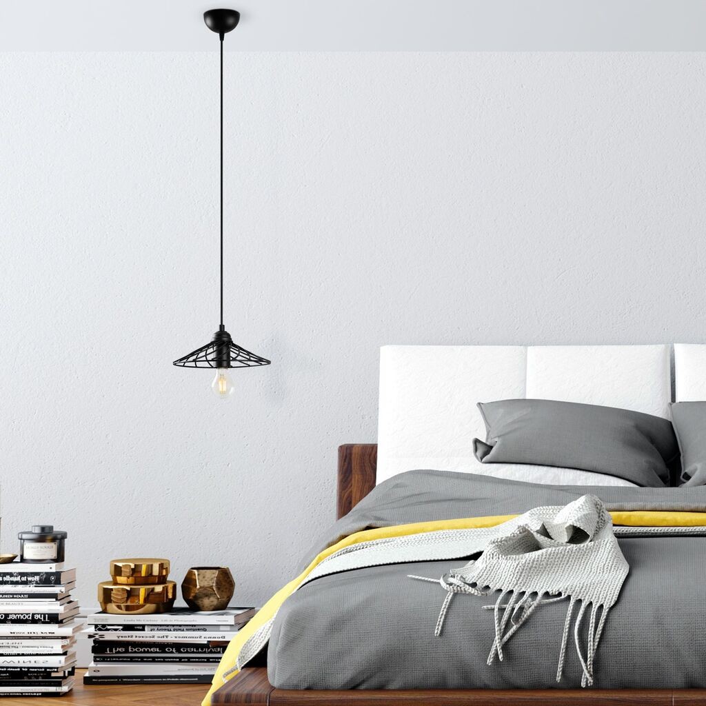 Opviq Luster Eclipse-15391, 25x25x108 см, IP20, црна