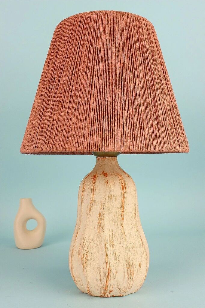 Столна ламба Opviq YL649, 20x20x40 см, IP20, крем-кајсија