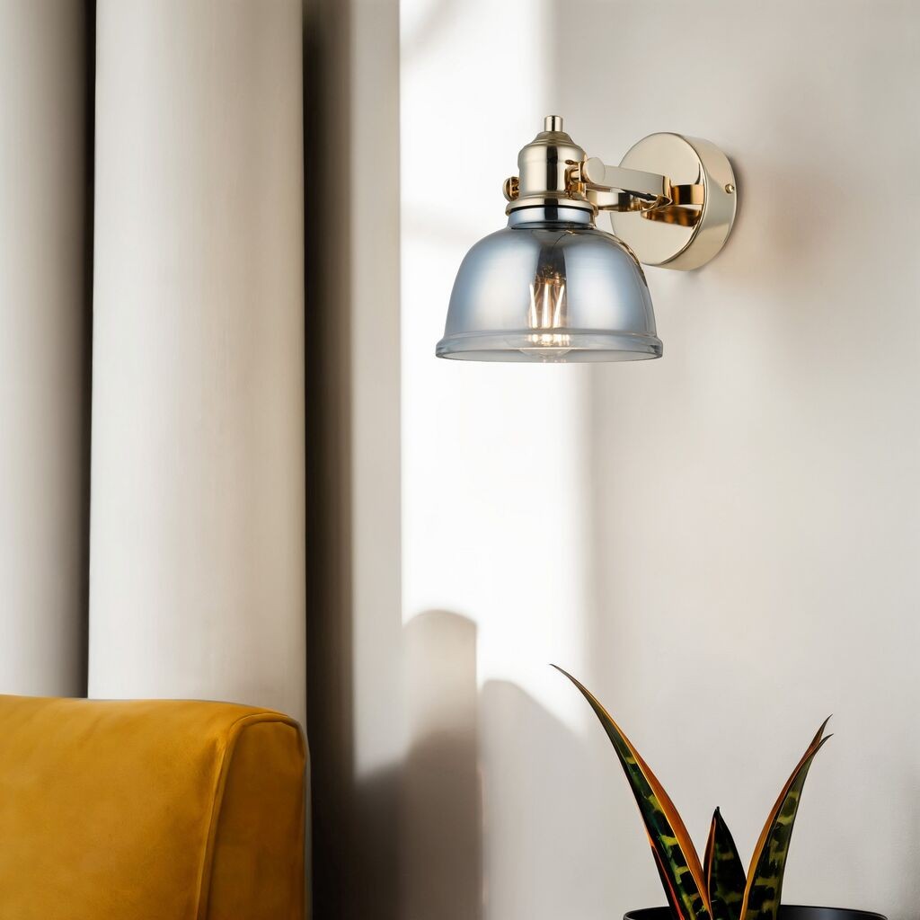 Opviq dzидна светилка Mago-80-19, O16, 12cm, IP20, златна боја