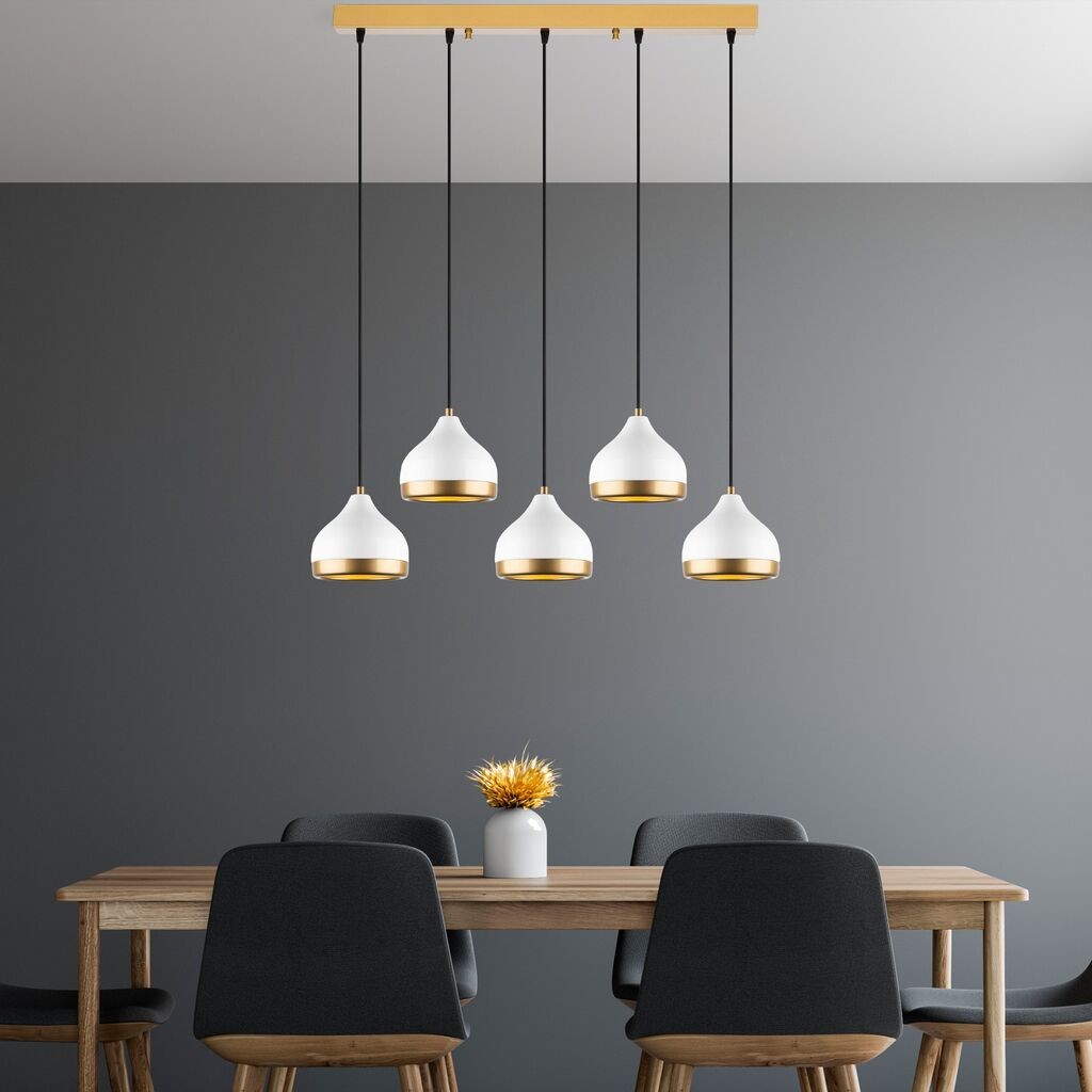 Opviq Luster Yildo-M-7012, 90x17x111cm, IP20, бело-златна боја