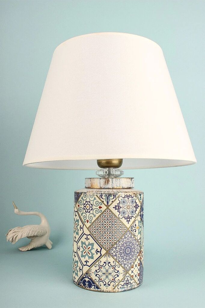 Столна ламба Opviq YL686, 30x20x40 см, IP20, бела