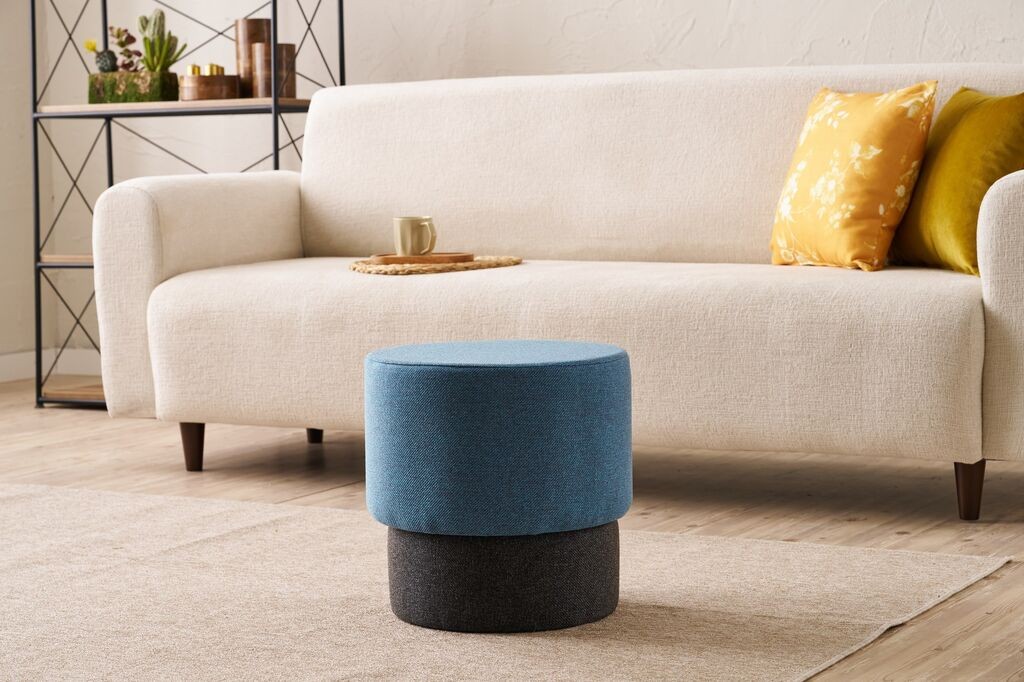 Atelier del Sofa Столче Patara, O40x40cm, Сина