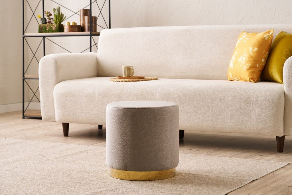 Ателје дел софа Столче Gocek, O40x40cm, сива боја