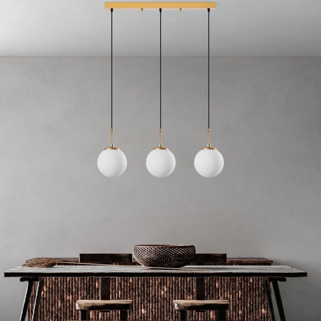 Opviq Luster Orbital-20-14052, 87x20x120cm, IP20, бело-златна боја