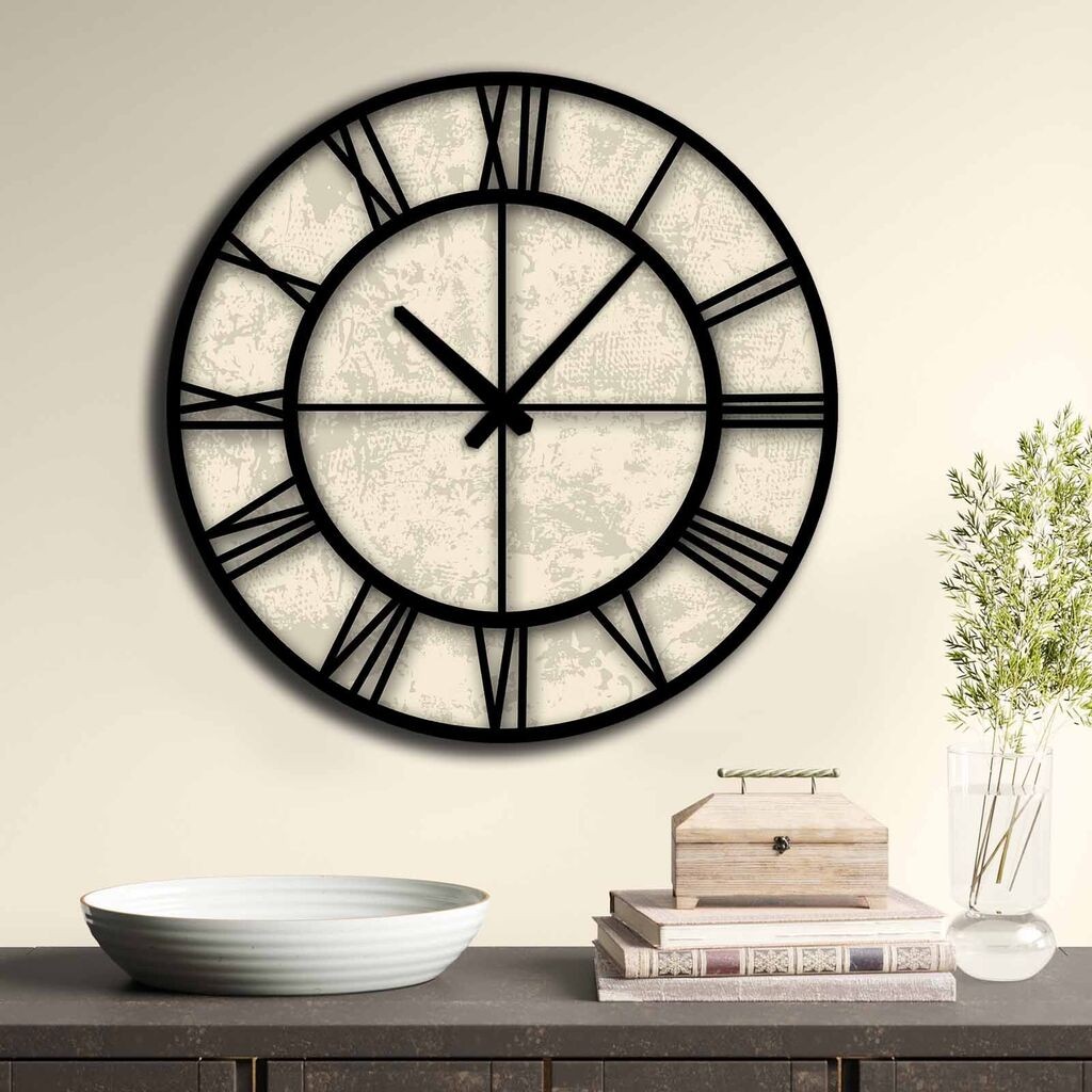 Wallity dzиден часовник 5050MS-006, 50 см, црн