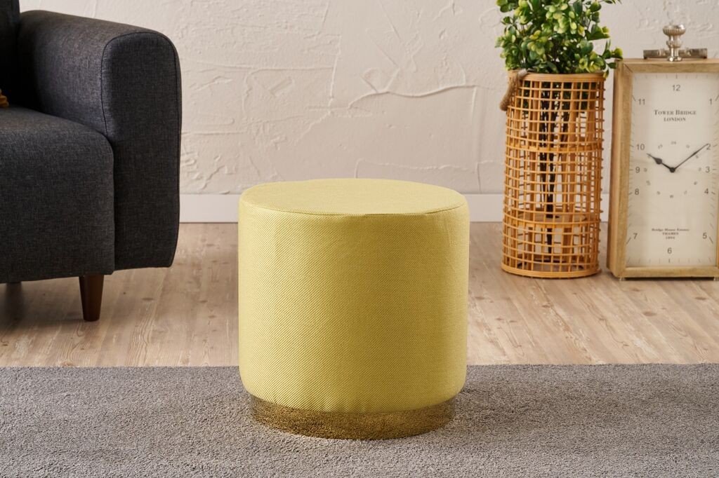 Atelier del Sofa Столче Gocek, O40x40cm, жолта