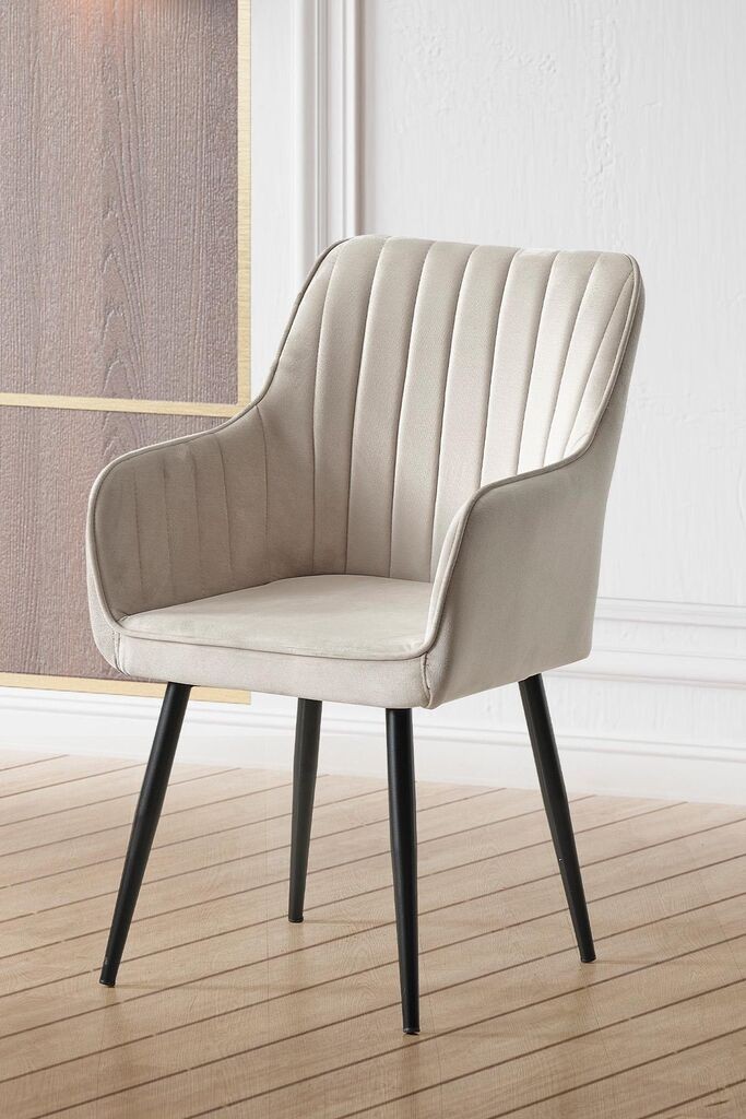 Комплет столчиња Hanah Home Нов, 46x89x44 см, 2 парчиња, Антрацит