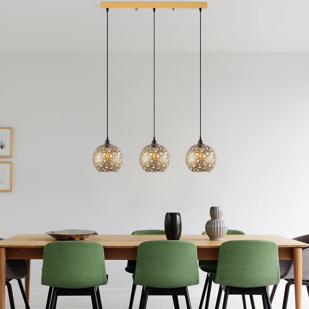 Opviq Luster Selcuklu-Mr-786-1, 100x25x117cm, IP20, златна боја