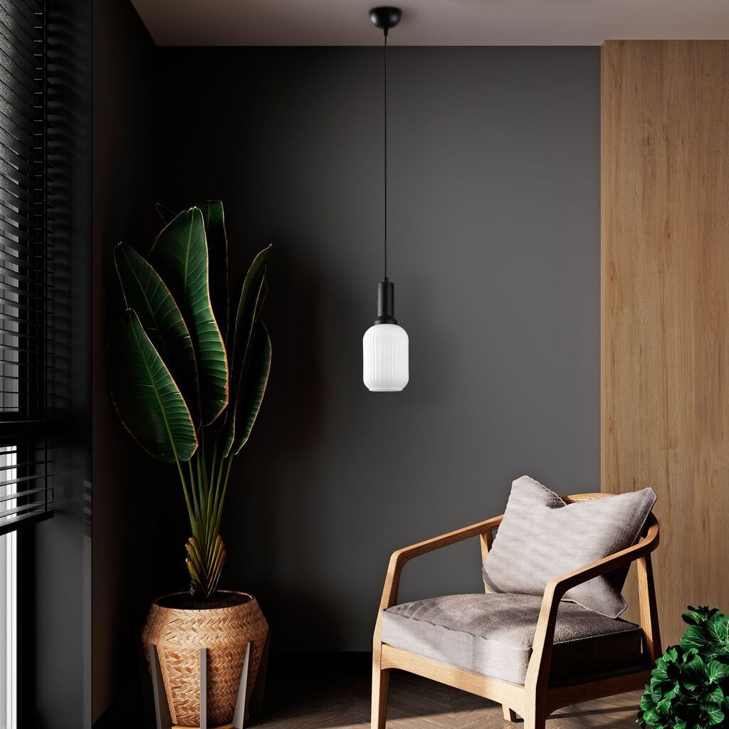 Opviq Luster Asker-15192, 13x13x118cm, IP20, бело-црно