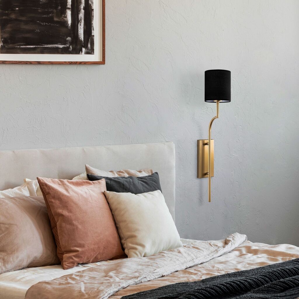 Opviq dzидна светилка Lumora-15336, 14x22x72cm, IP20, златно-црни бои