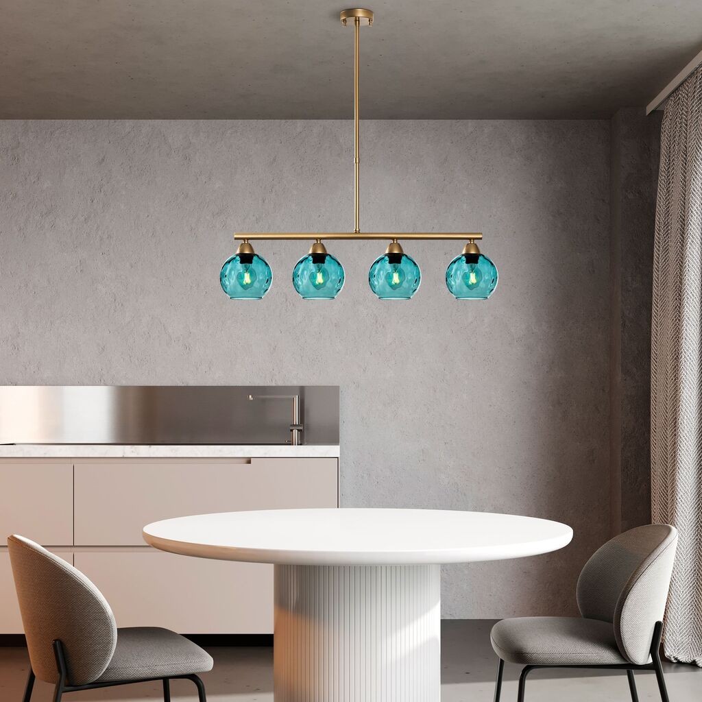 Opviq Luster Benek-15-14441, 80x15x80cm, IP20, златно-црвена боја