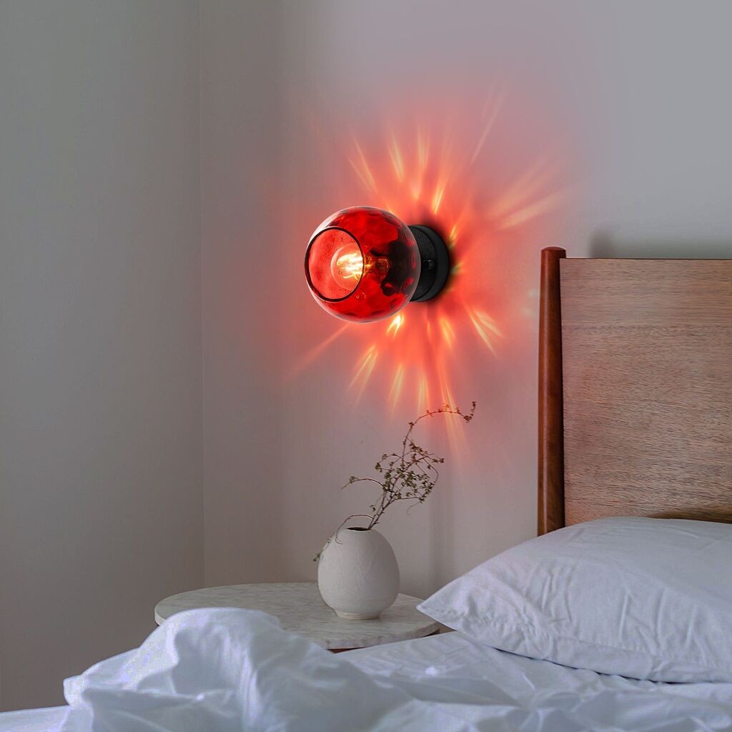 Opviq dzидна светилка Benek-15-14391, 15x18x15cm, IP20, црна