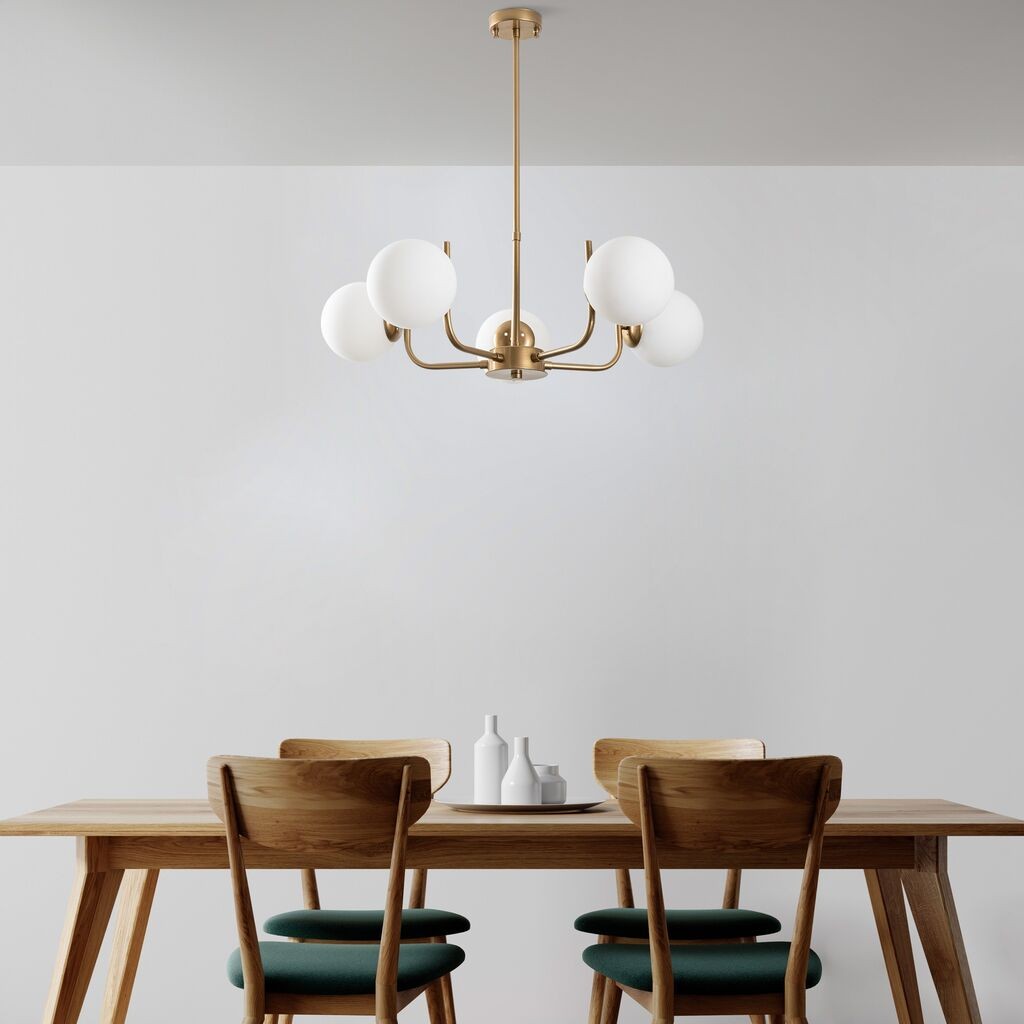 Opviq Luster Antler-13773, 69 см, IP20, златно-бели бои