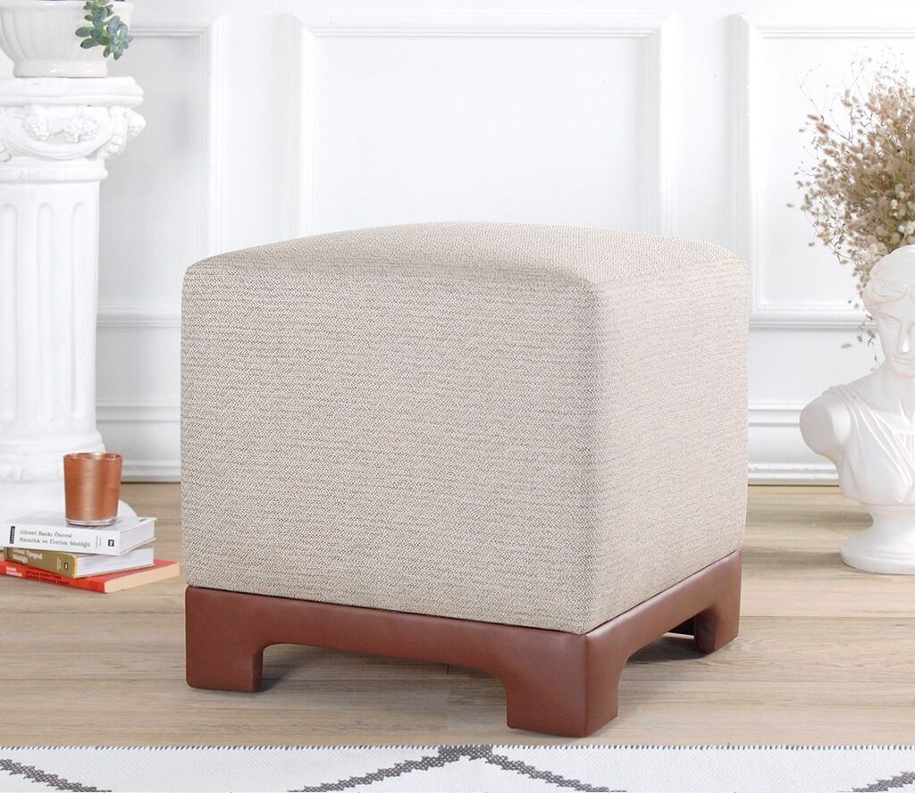 Столчиња Atelier del Sofa Lenover, 50x47x50cm, крем