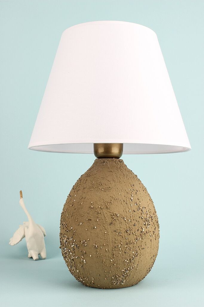 Столна ламба Opviq YL704, 24,5x18,5x38 см, IP20, кафеаво-бела