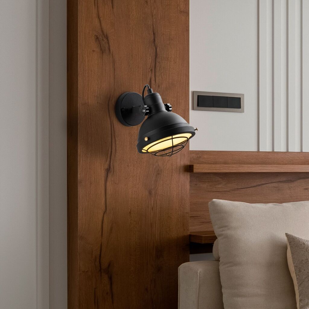 Opviq dzидна светилка Spoly-13803, 16x27x20cm, IP20, црна