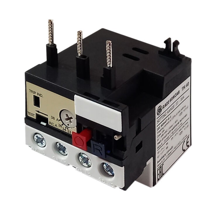 Раде Кончар Биметален термички реле TM 40 (33-38)A