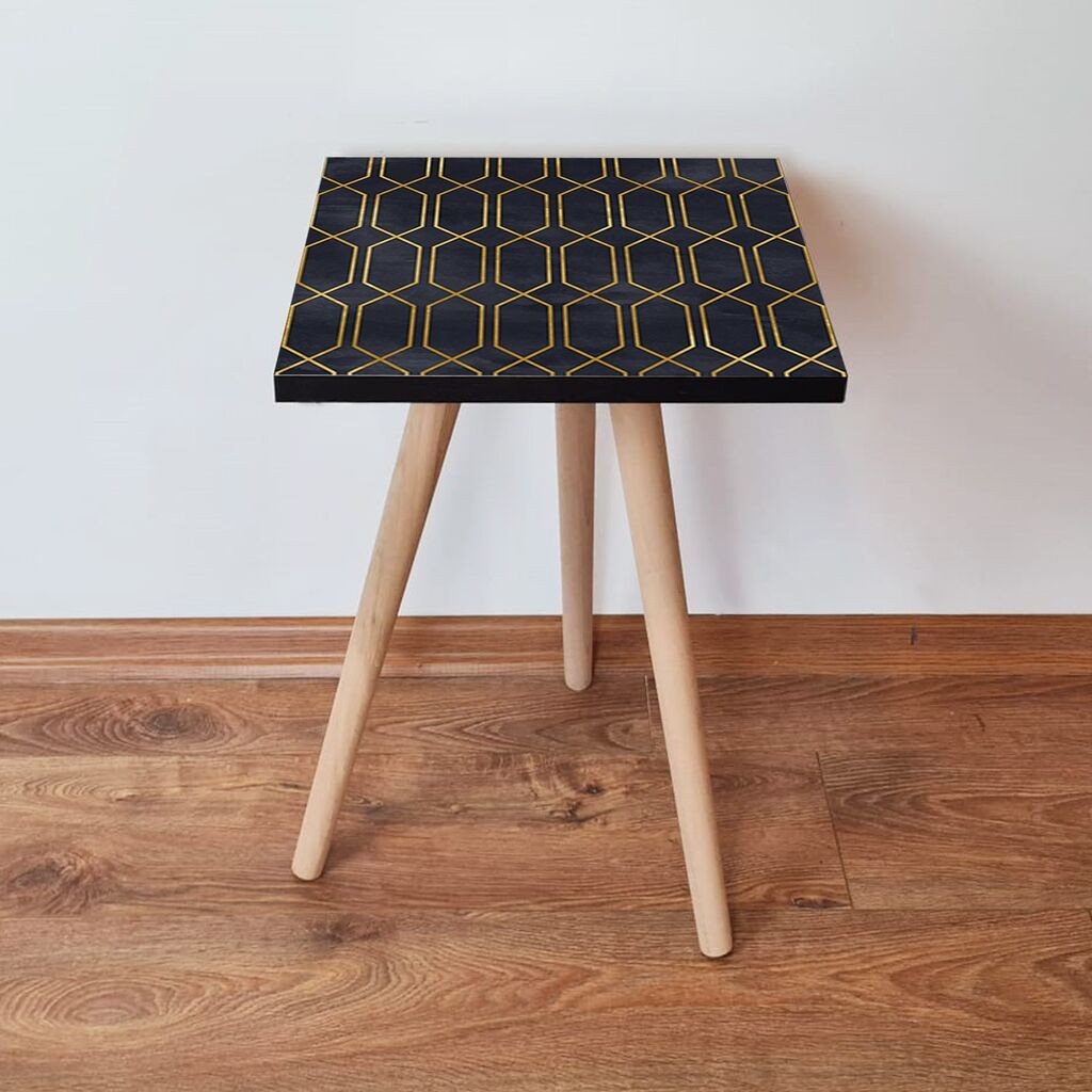 Маса Hanah Home Club Shp154, 35x42x35 см, црна