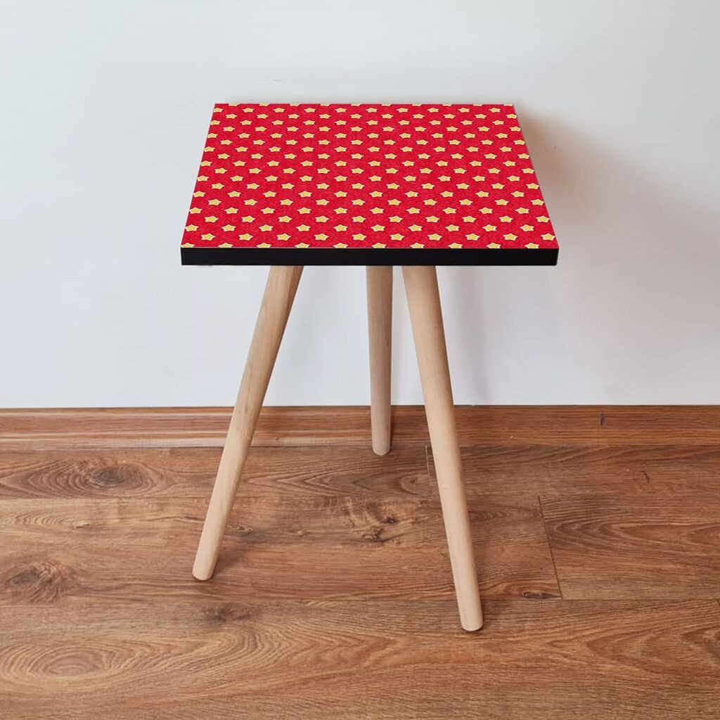 Маса Hanah Home Club Shp337, 35x42x35 см, црвена