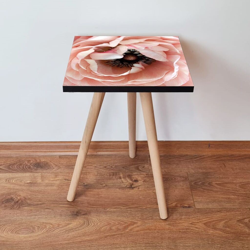 Маса Hanah Home Club Shp251, 35x42x35 см, розова