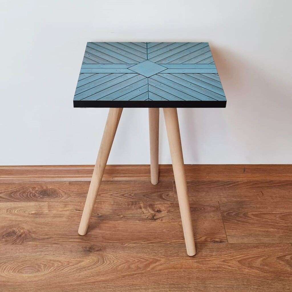 Маса Hanah Home Club Shp362, 35x42x35 см, сина