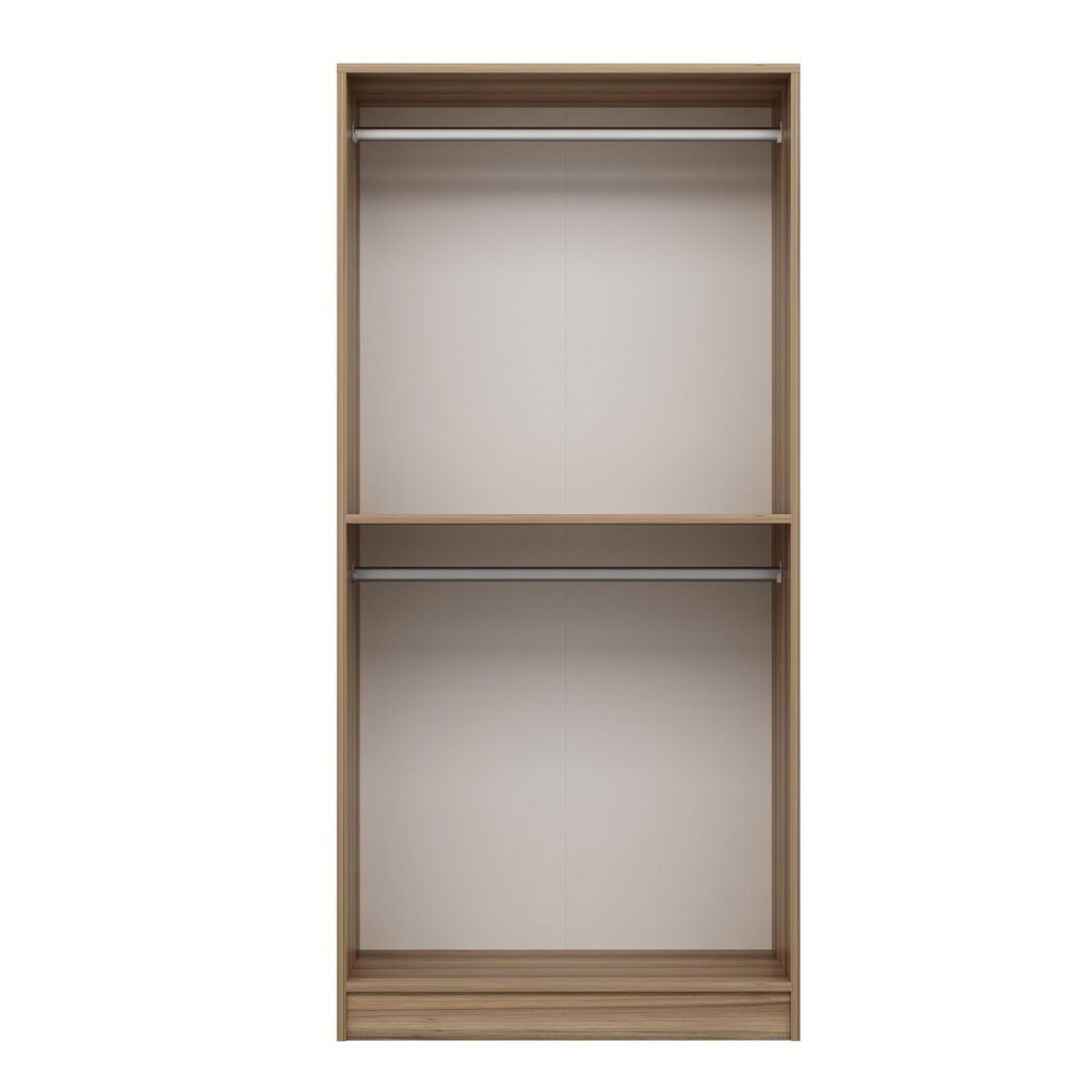 Гардеробер Hanah Home Minar Kale - 7666, 90x210x52 см, , кафеава