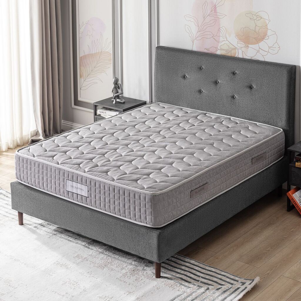 Душек Hanah Home, 140x200 см, сив