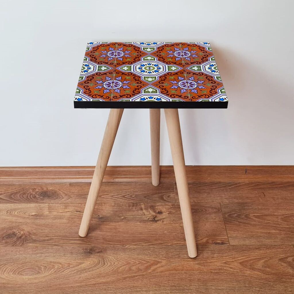 Маса Hanah Home Club Shp51, 35x42x35 см, шарена