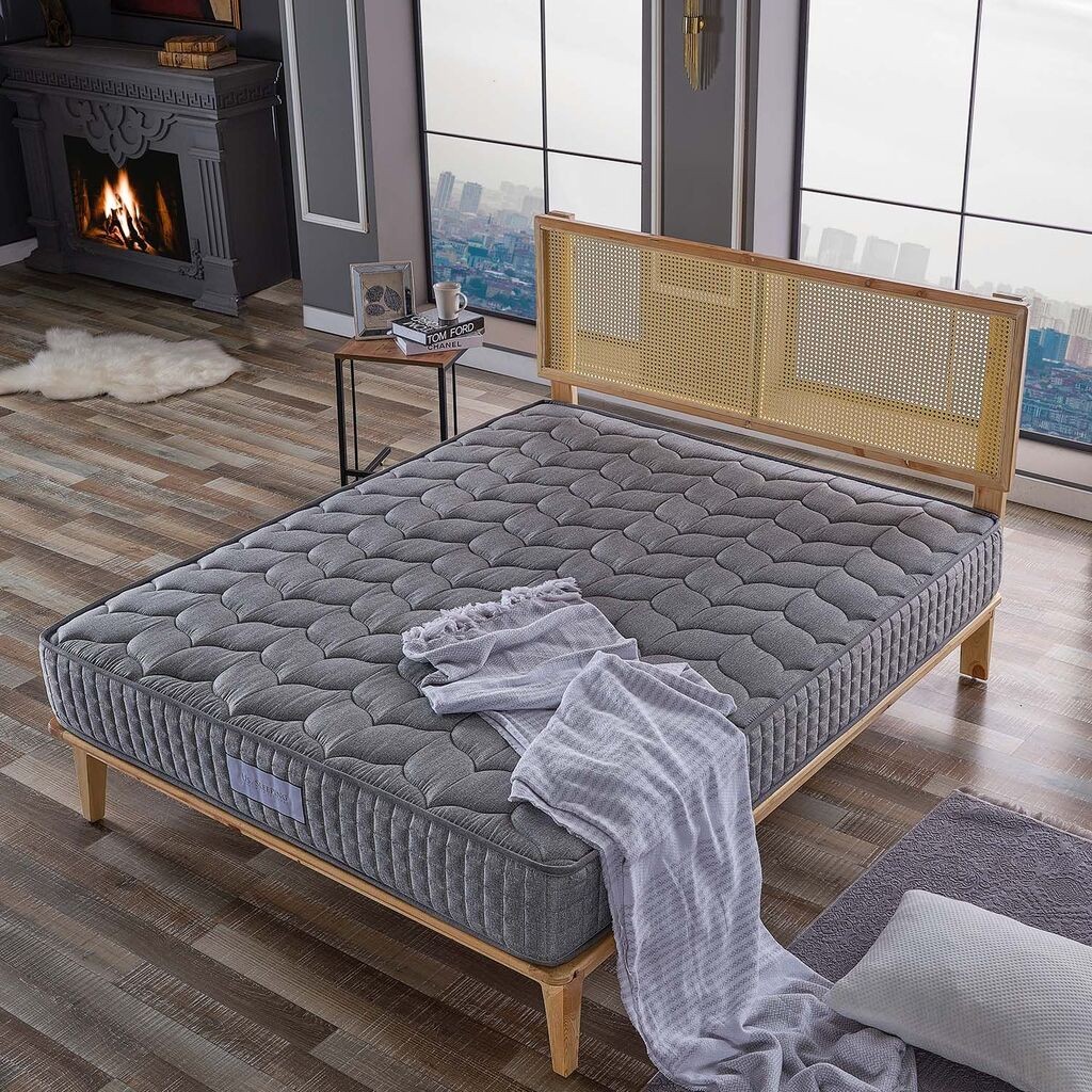 Душек Hanah Home Hybrid, 160x200 см, Антрацит