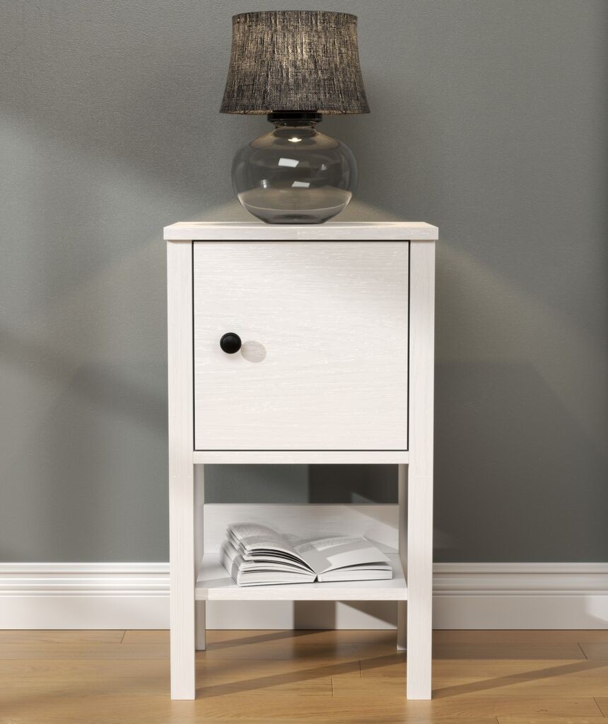 Ноќна масичка Hanah Home FRN-20030, 40x71x53 см, бела