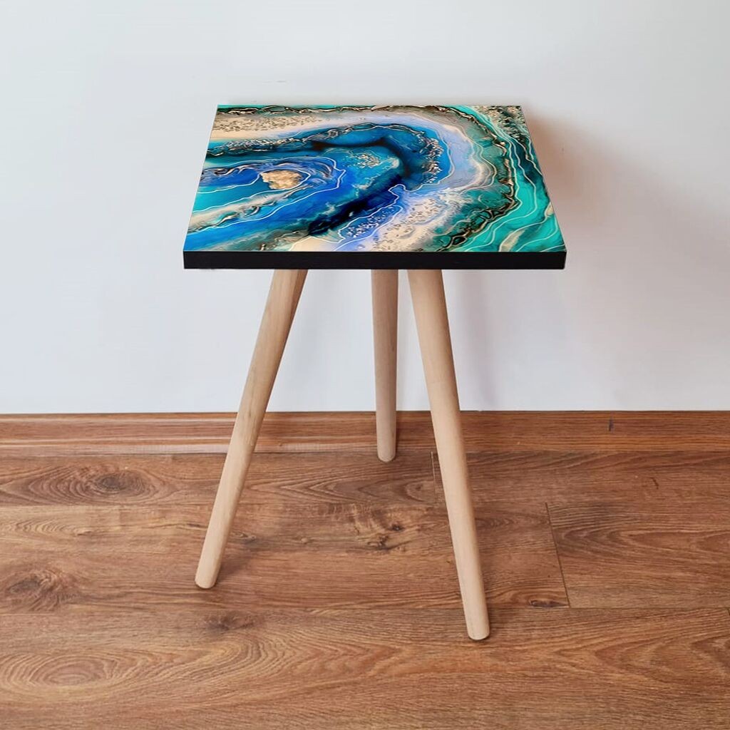 Маса Hanah Home Club Shp281, 35x42x35 см, шарена