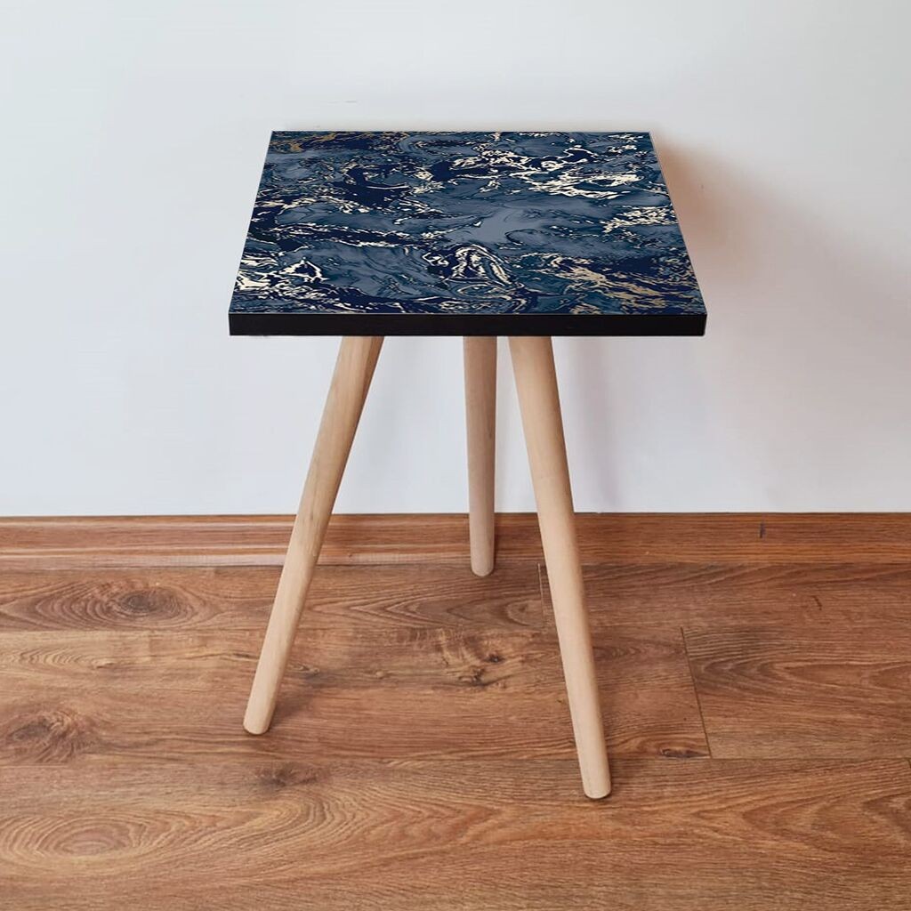 Маса Hanah Home Club Shp278, 35x42x35 см, темно сина